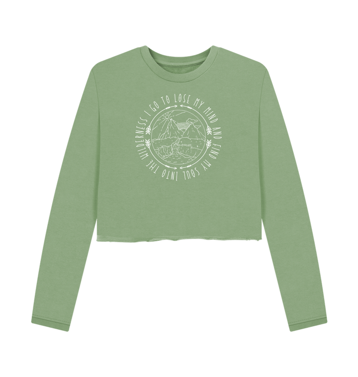 Sage Printed Boxy Jumpers
