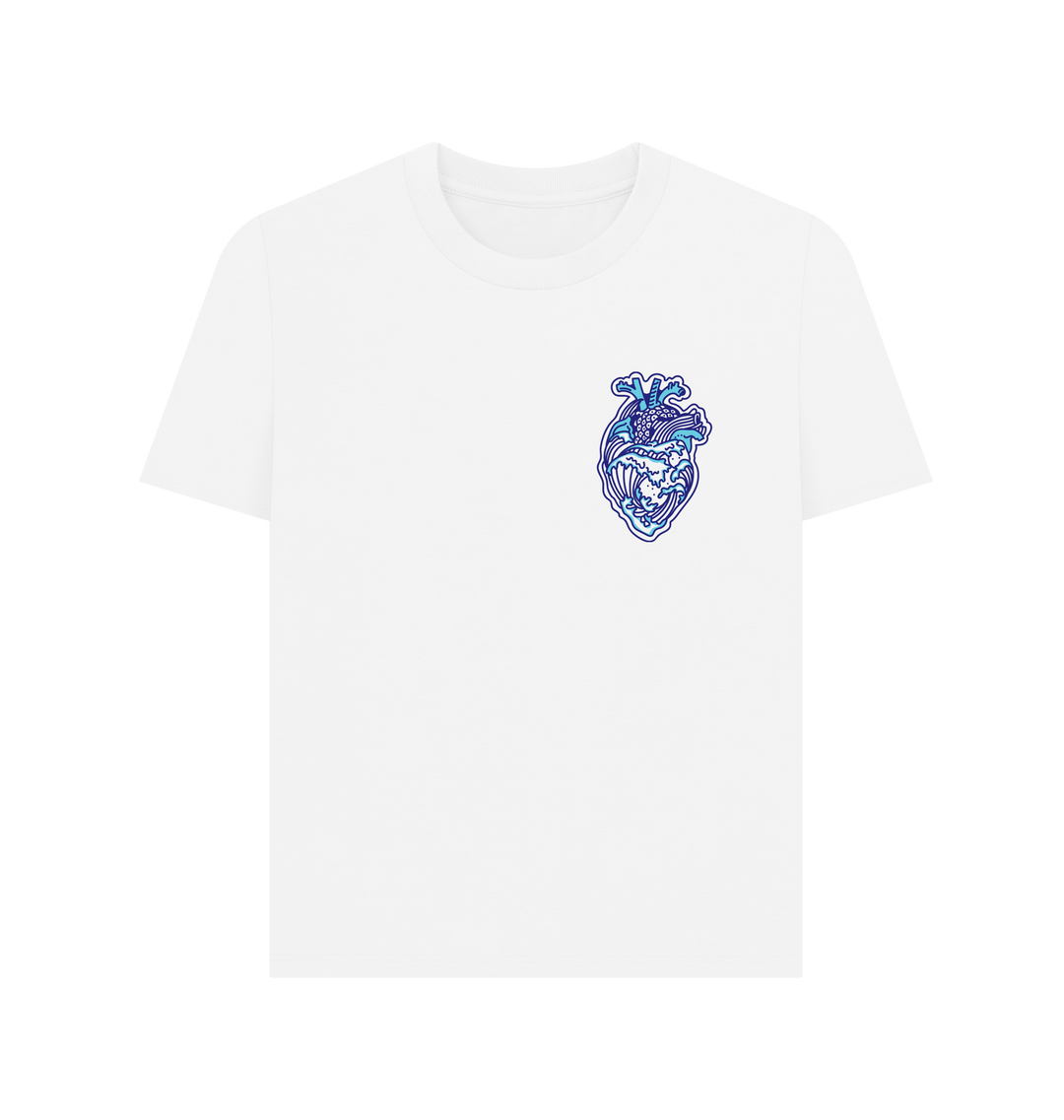 White Printed T-shirt Front