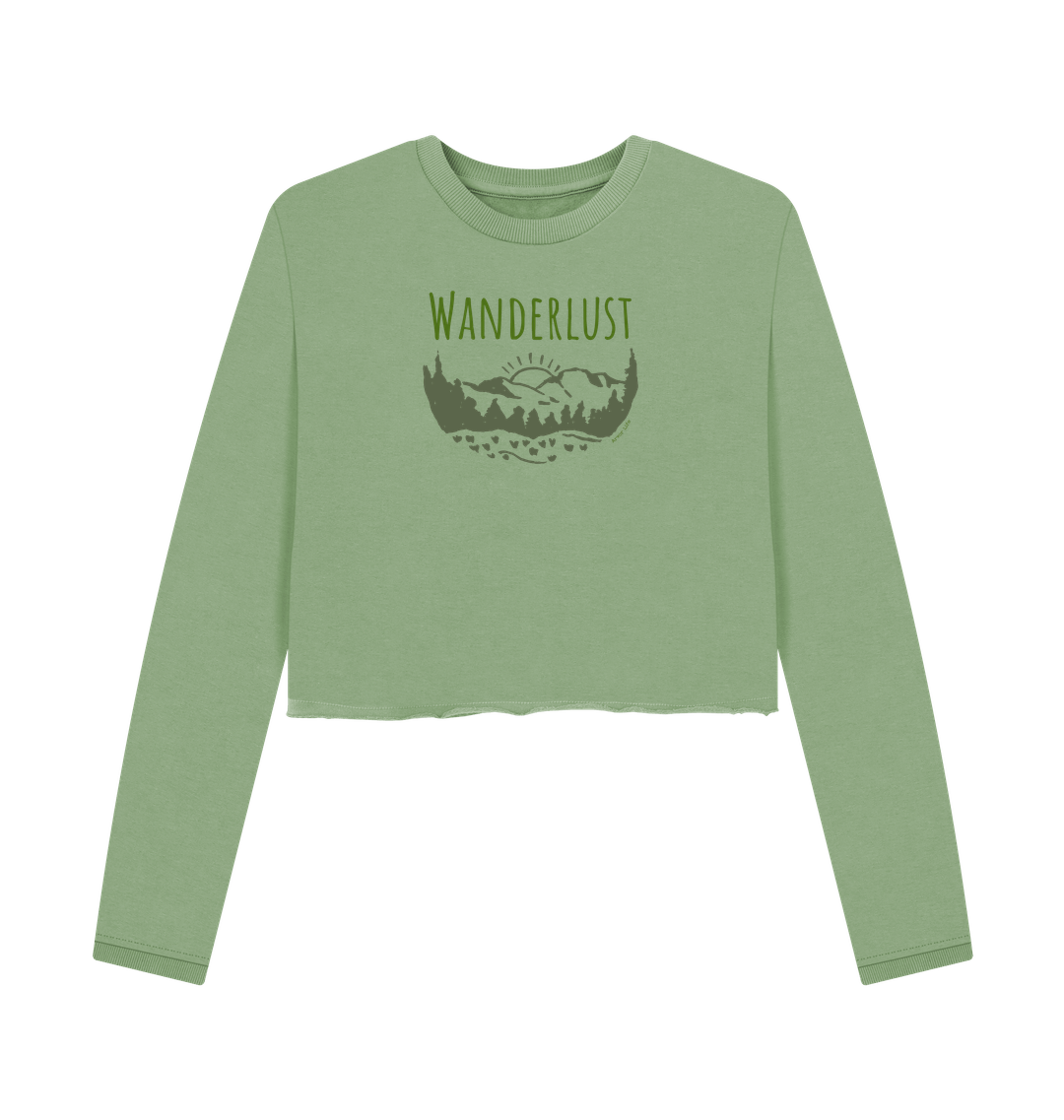 Sage Printed Boxy Jumpers