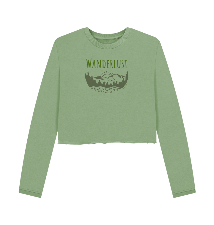 Sage Printed Boxy Jumpers