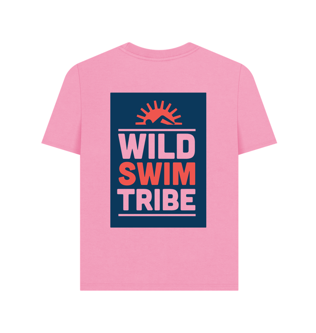 Rose Pink Printed T-shirt Back