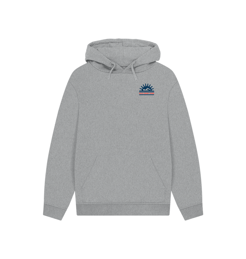 Athletic Grey Printed Hoody Front
