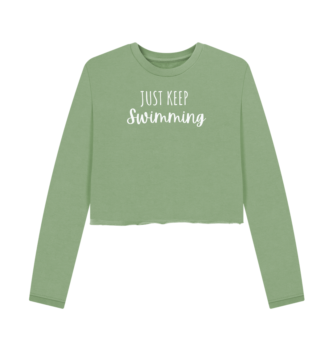Sage Printed Boxy Jumpers