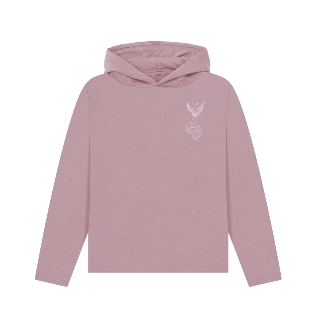Mauve Printed Hoody