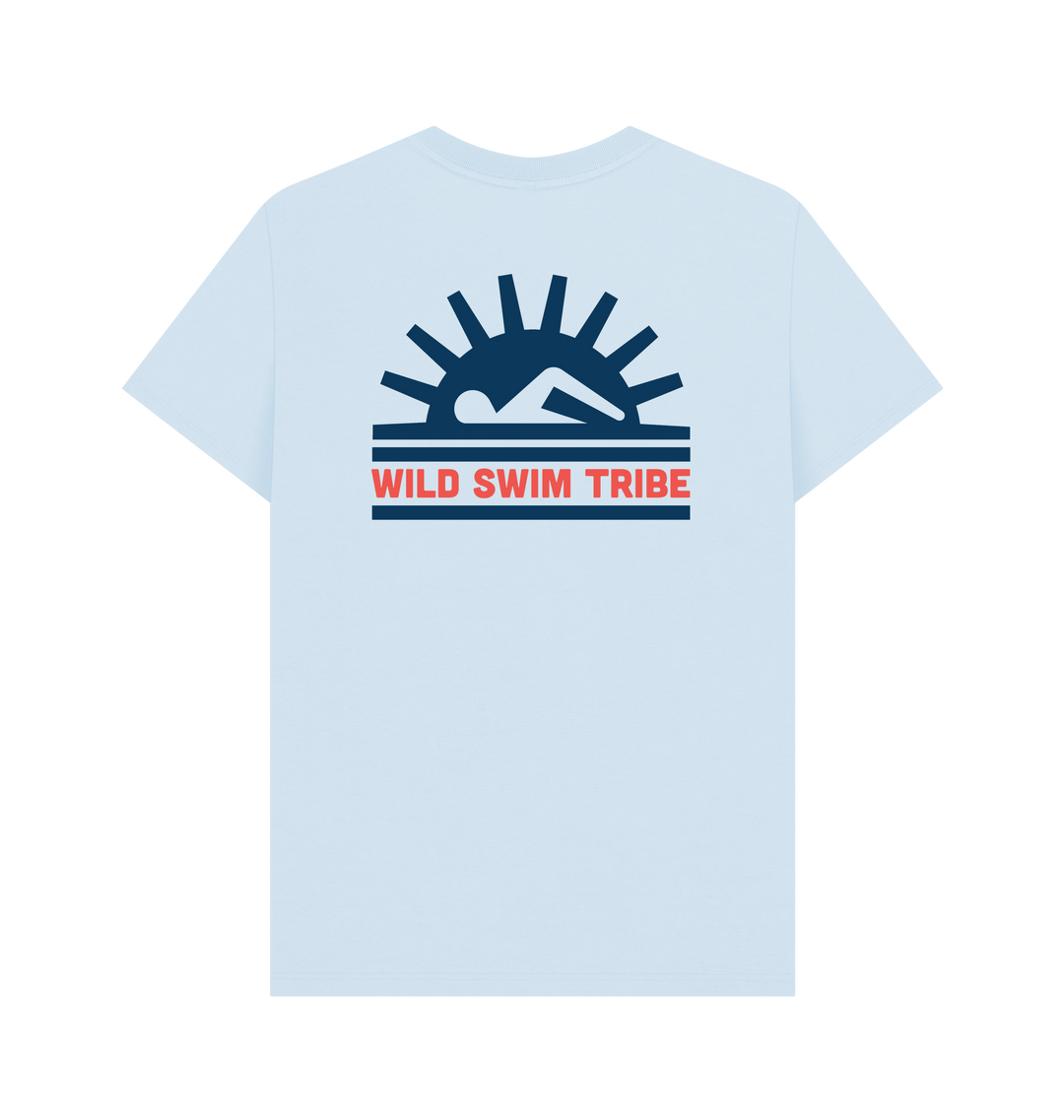 Sky Blue Printed T-shirt