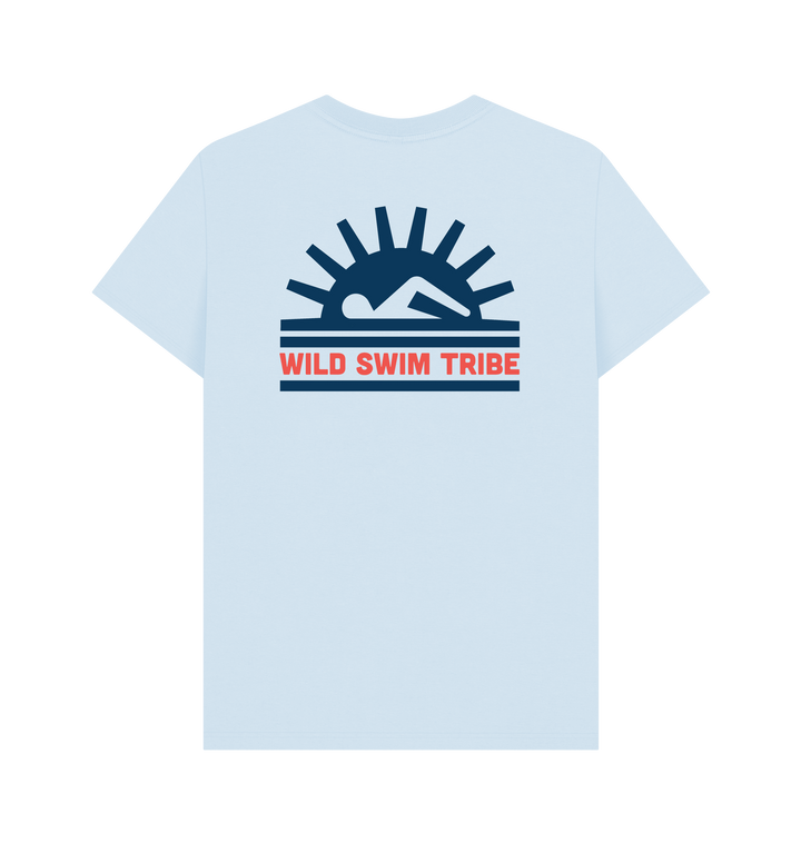 Sky Blue Printed T-shirt