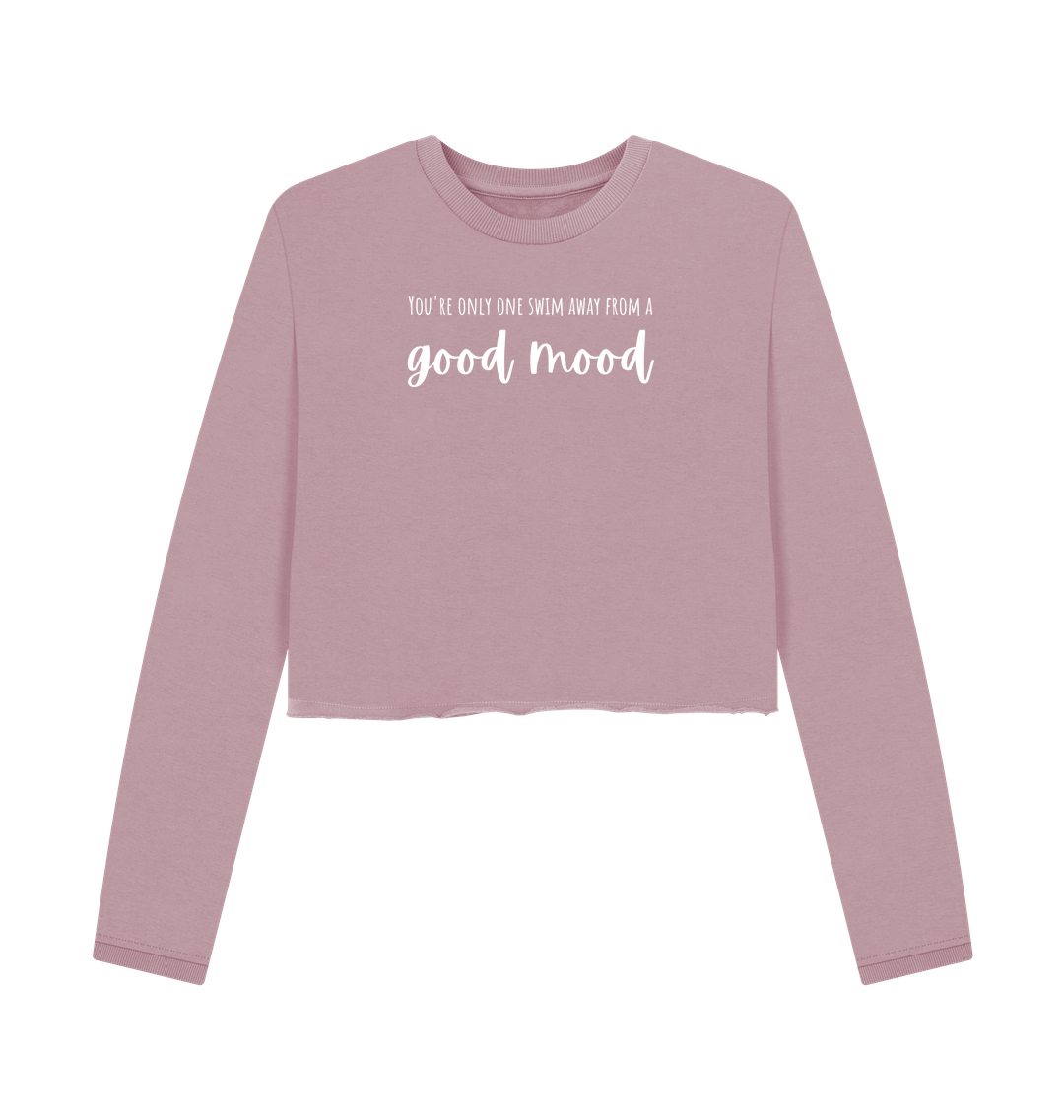 Mauve Printed Boxy Jumpers