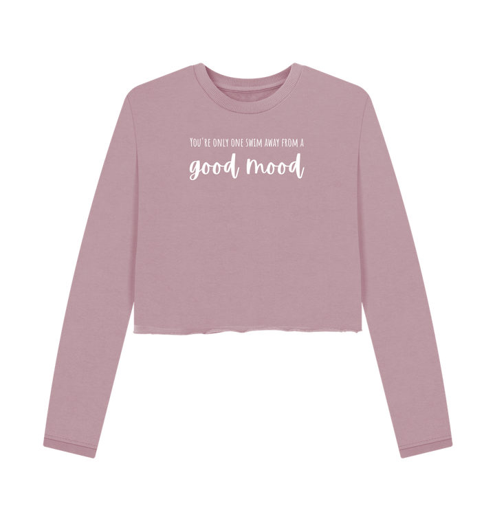 Mauve Printed Boxy Jumpers
