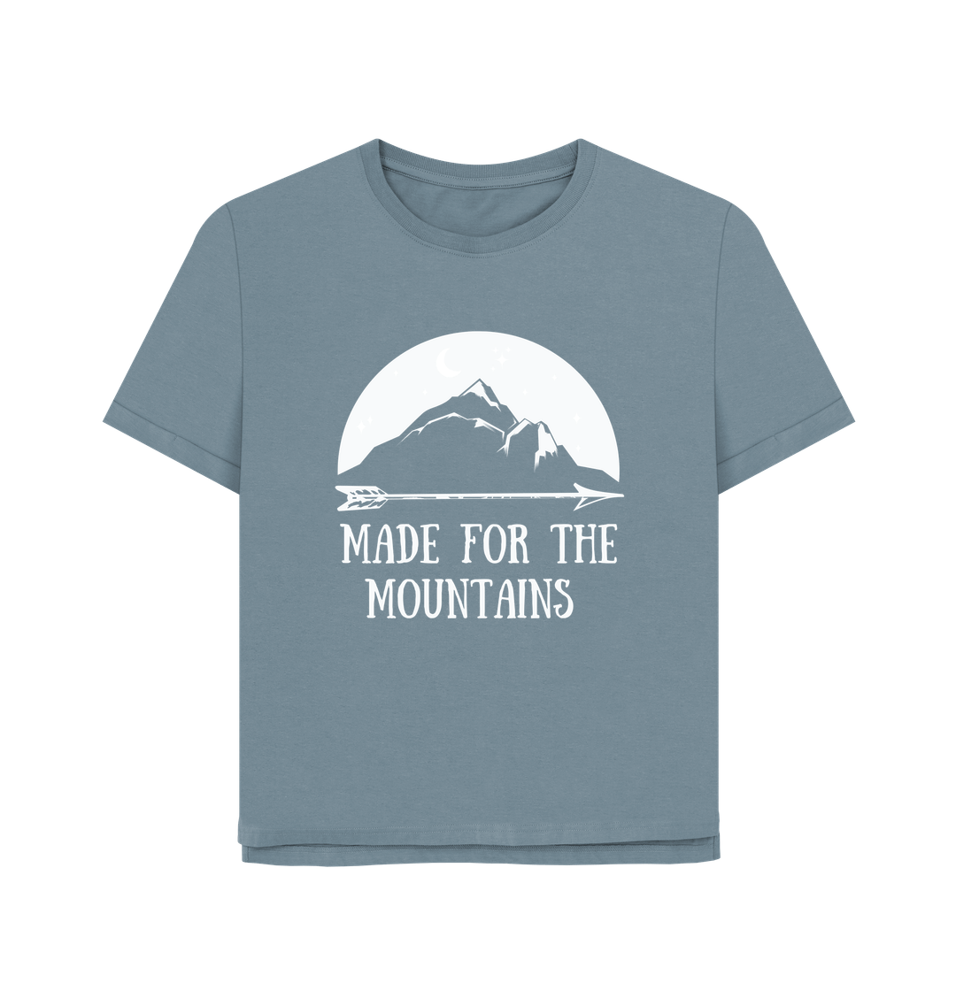 Stone Blue Printed T-shirt