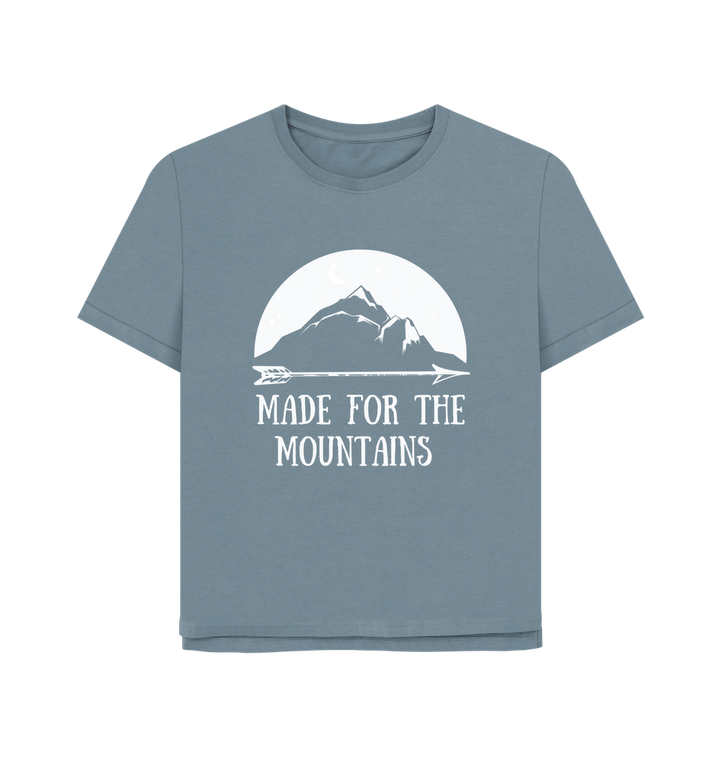Stone Blue Printed T-shirt