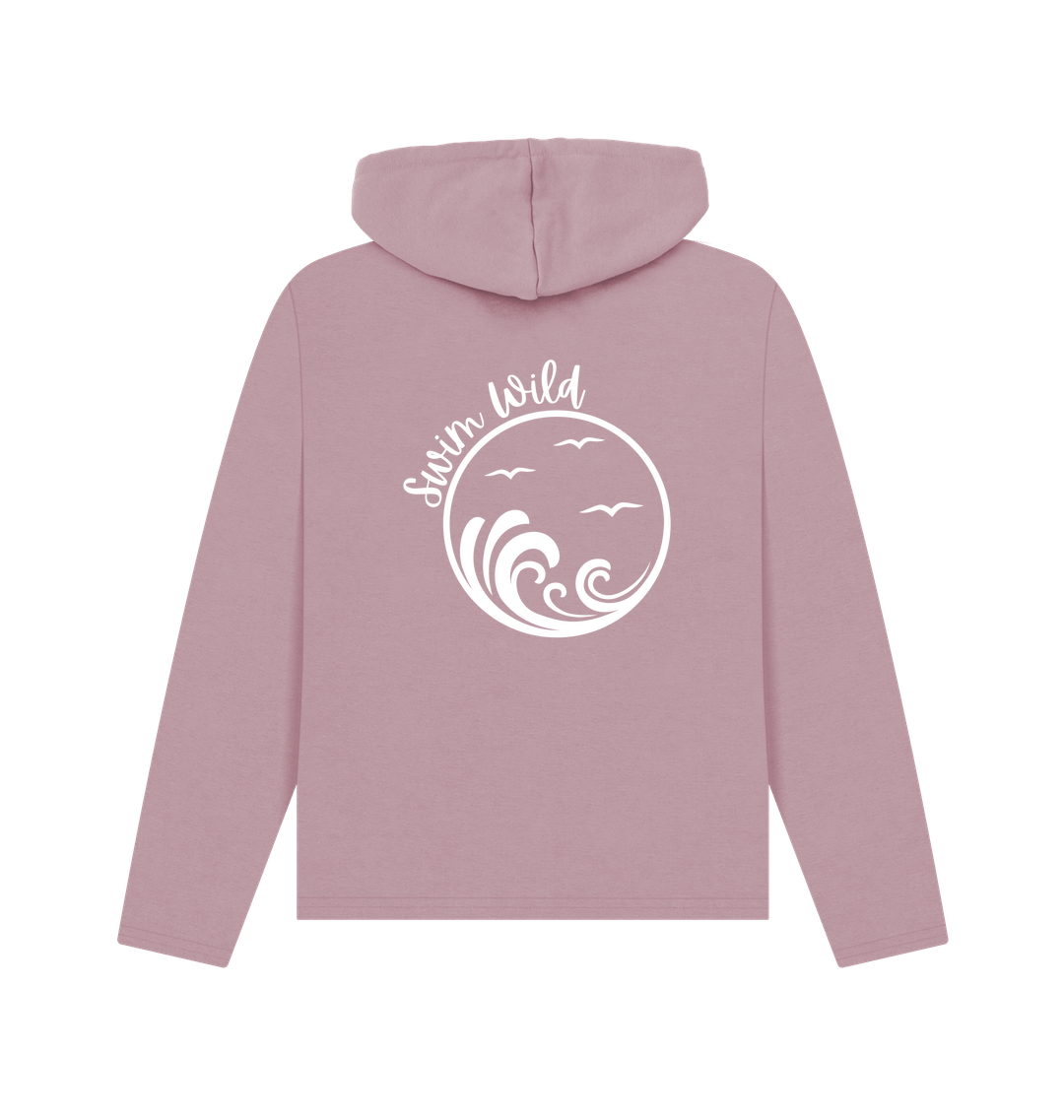 Mauve Printed Hoody