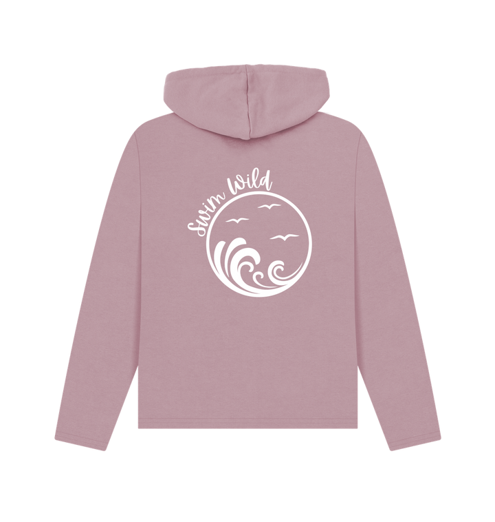 Mauve Printed Hoody