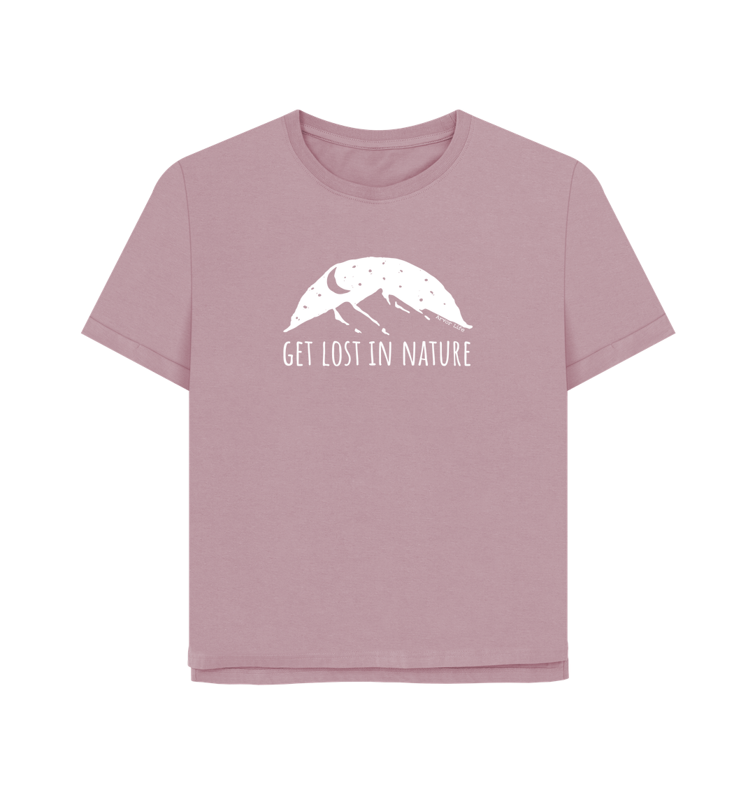 Mauve Printed T-shirt
