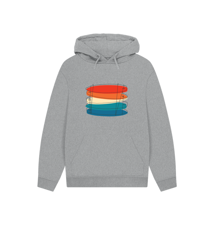 Athletic Grey Printed Hoody Front