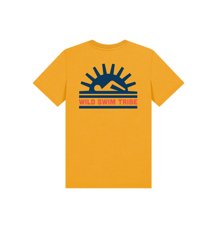 Mustard Printed Kids T-Shirt