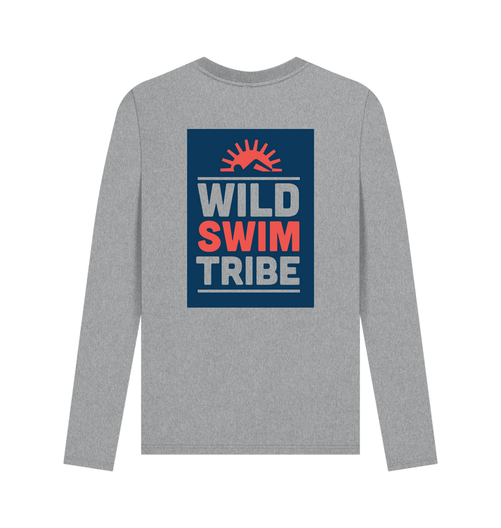 Athletic Grey Printed Long Sleeve T Shirt