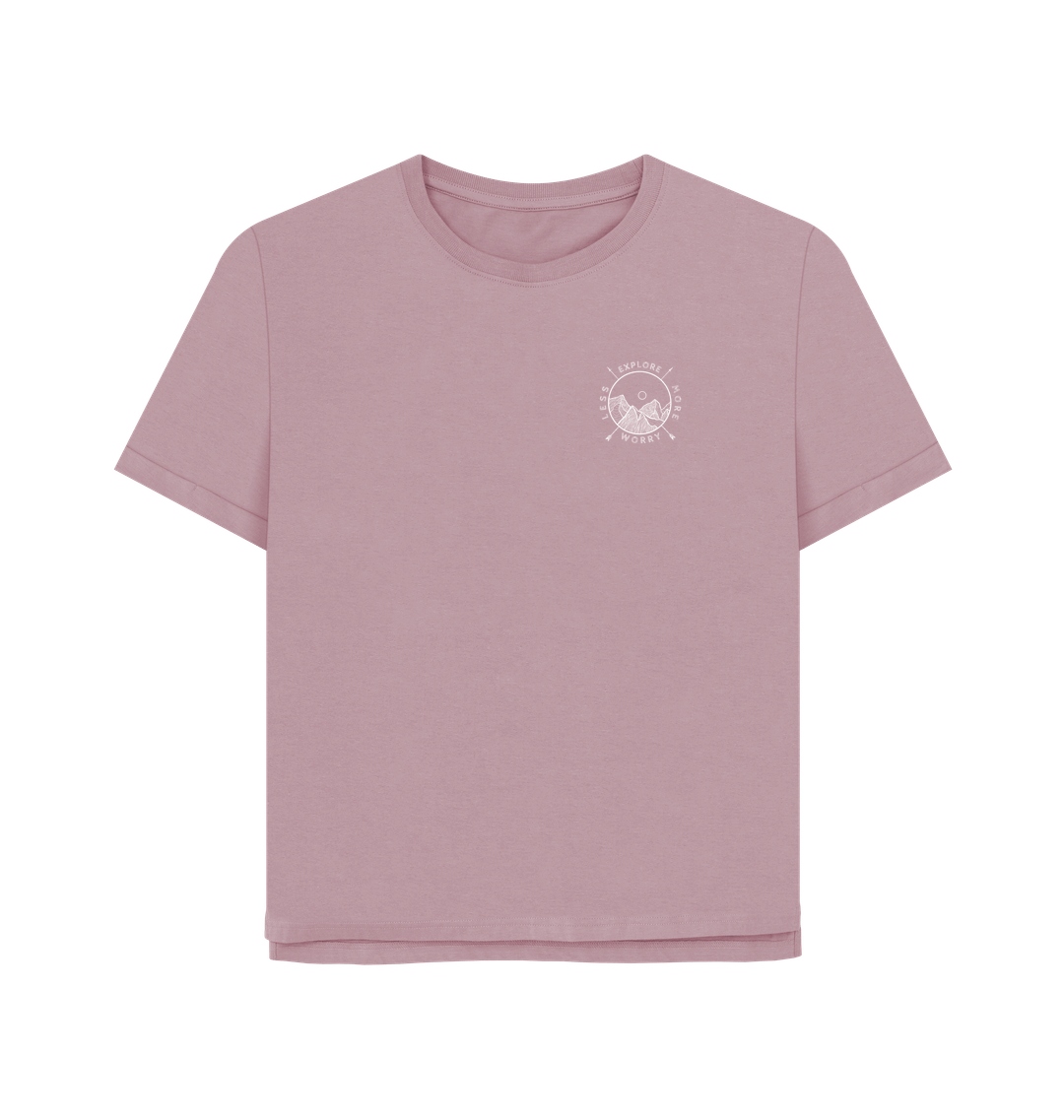 Mauve Printed T-shirt