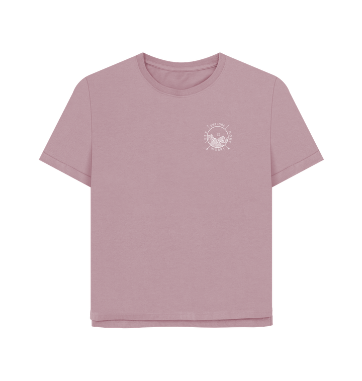 Mauve Printed T-shirt