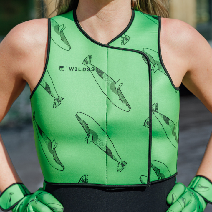 EasyOff™ Body Warmer in Green Neon