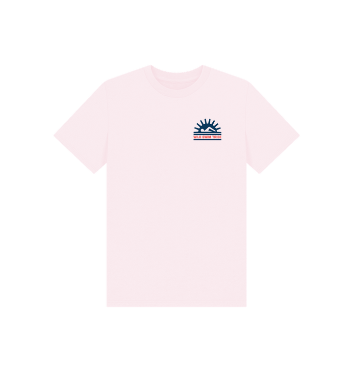 Pink Printed Kids T-Shirt Front