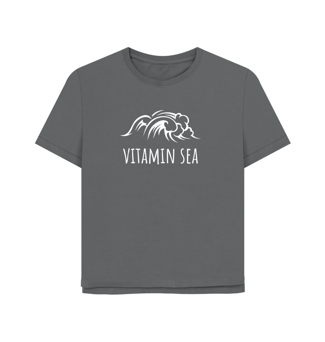 Slate Grey Printed T-shirt
