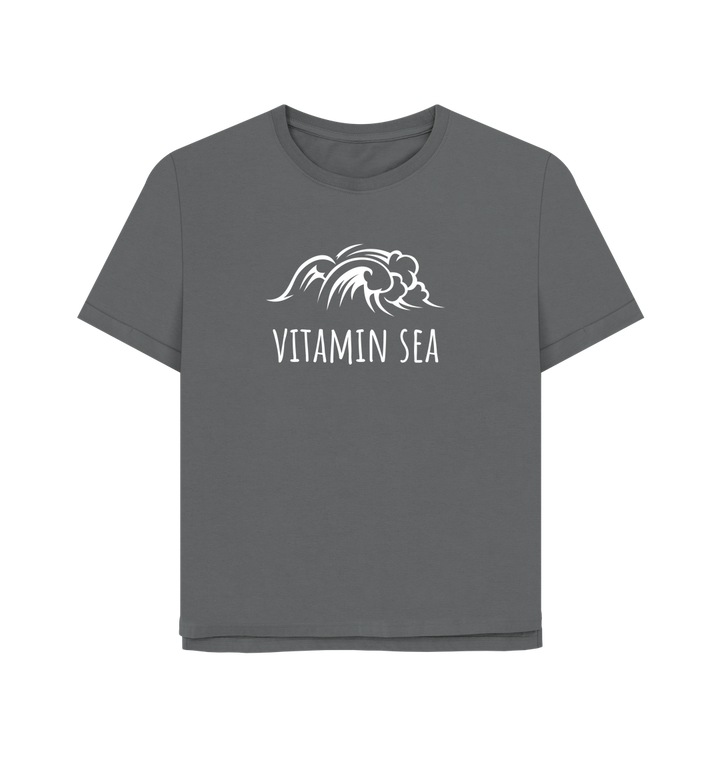 Slate Grey Printed T-shirt