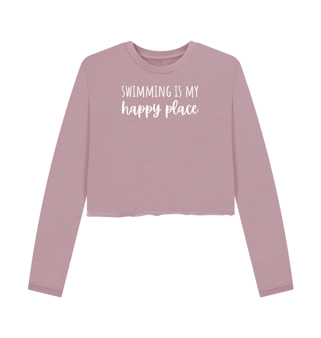 Mauve Printed Boxy Jumpers