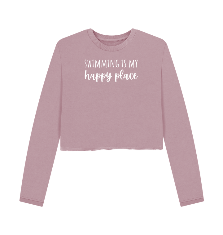 Mauve Printed Boxy Jumpers