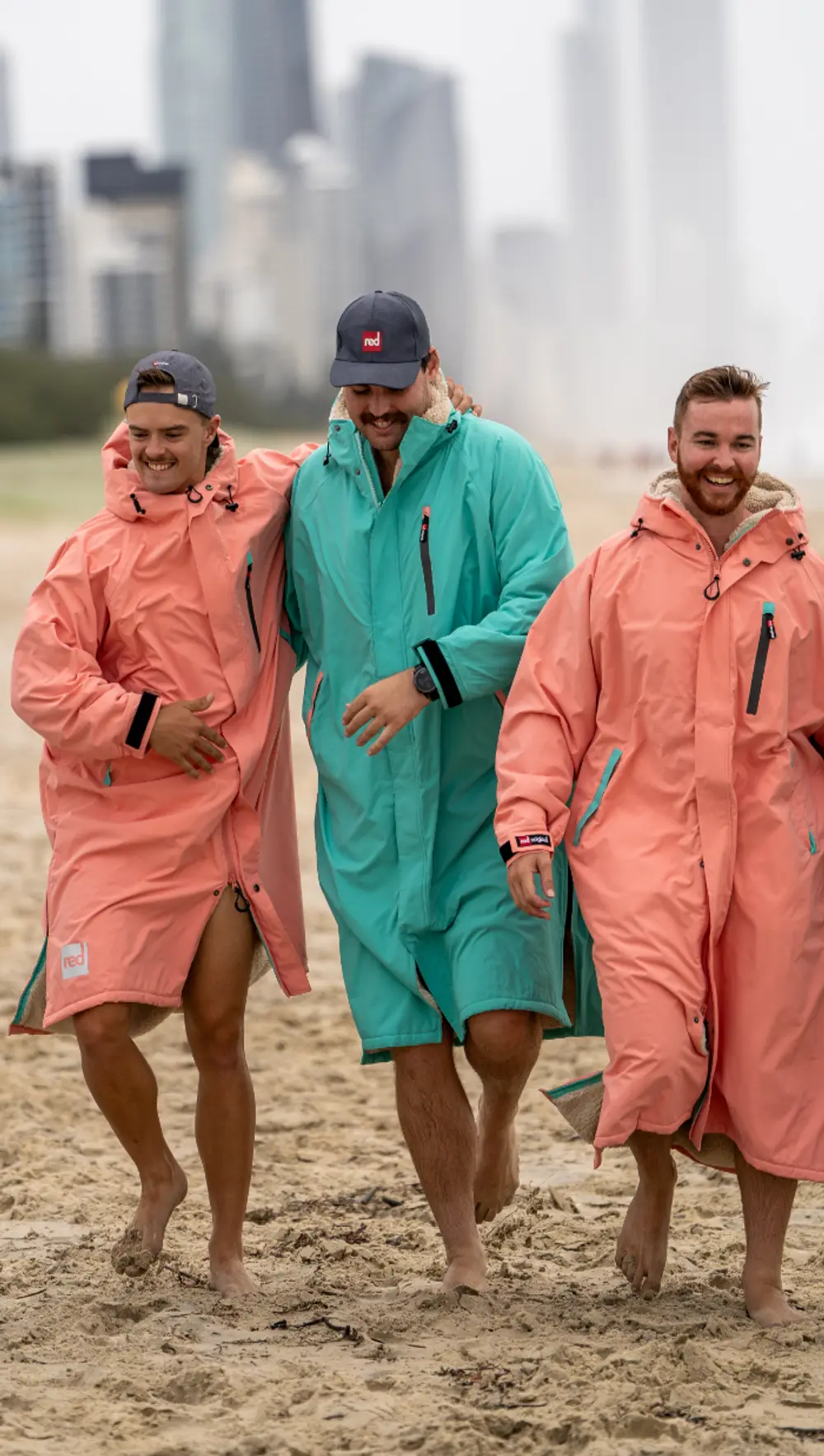 Men's Long Sleeve Pro Change Robe EVO - Coogee Sunrise