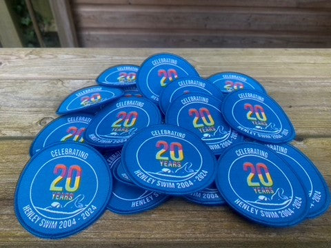 Henley Swim 20th Anniversary Badge