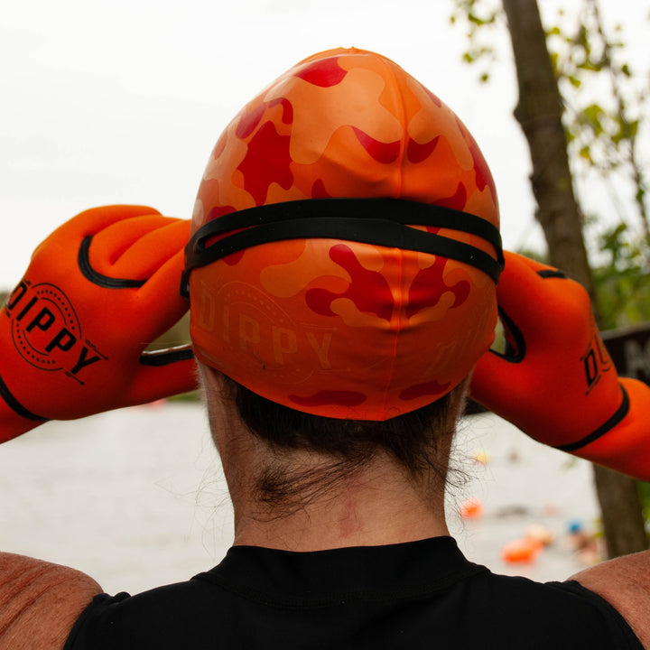 Neoprene 3MM Swim Gloves - Orange