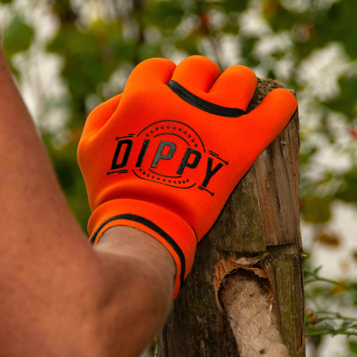 Neoprene 3MM Swim Gloves - Orange