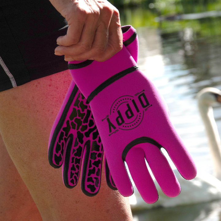 Neoprene 3MM Swim Gloves - Pink - Small and Large available