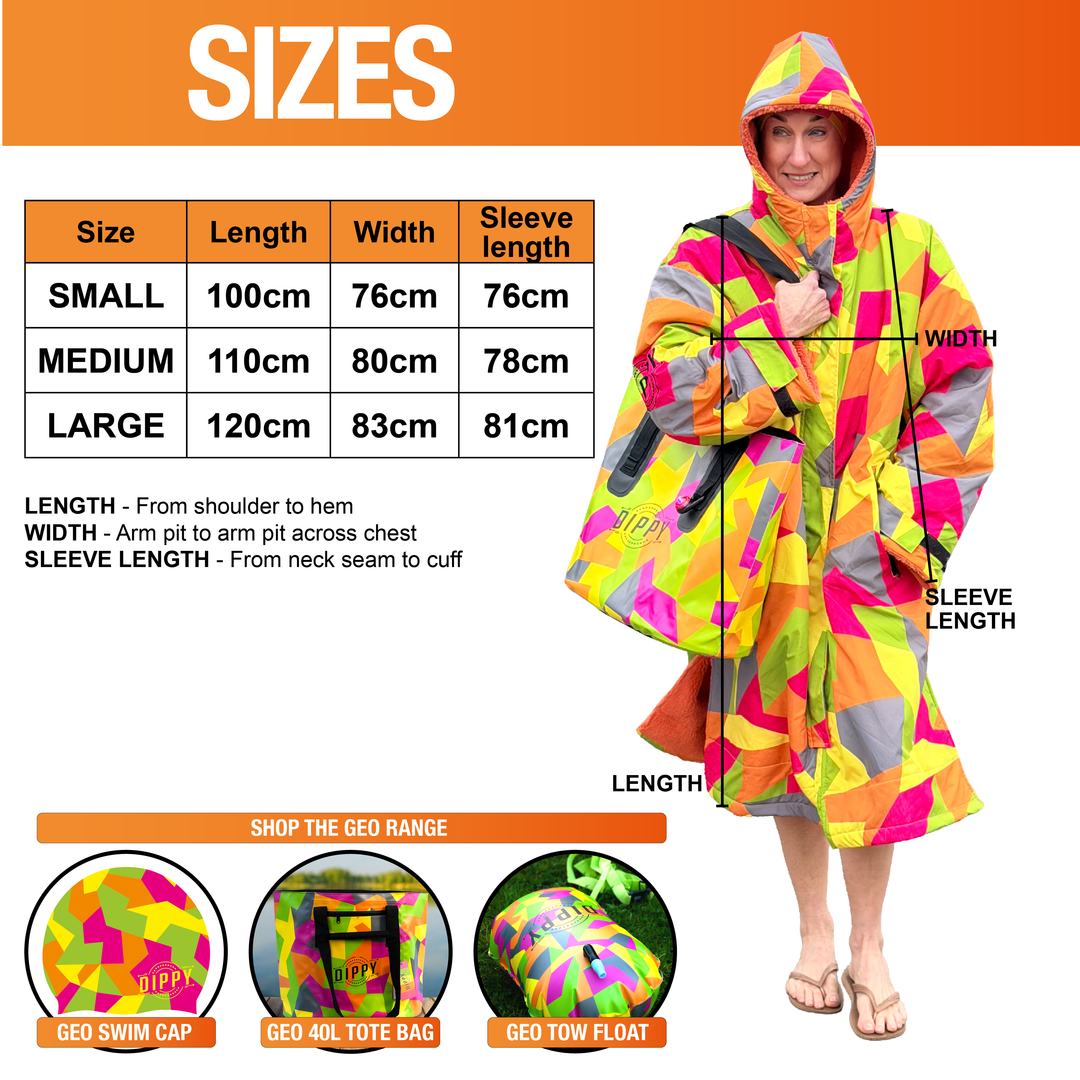 Dippy Geo Waterproof Changing Robe