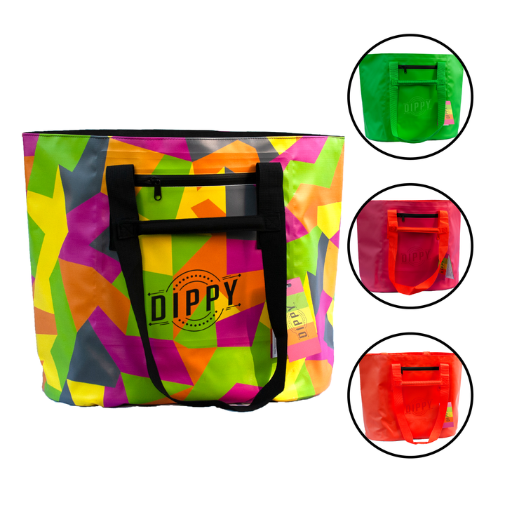 Dippy Waterproof Tote Bag 40L – Geo