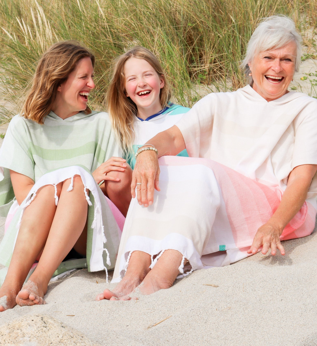 Drift Changing Robe - Sand/Coral