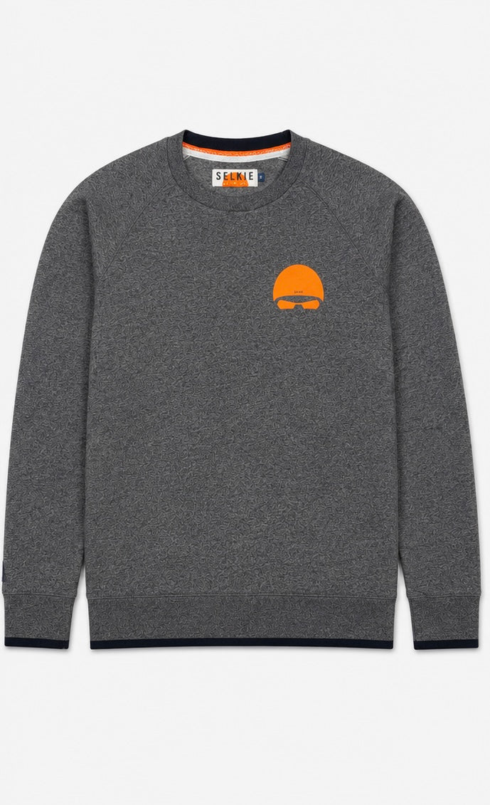 UNISEX CHARCOAL CAP &amp; GOGGLES SWEATSHIRT by SELKIE