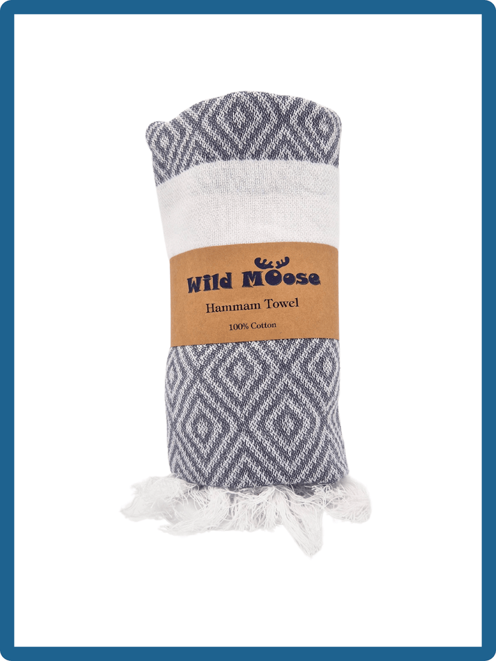 Wild Moose hammam towel in grey
