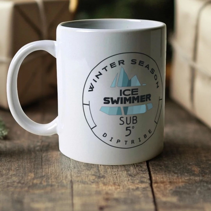 Winter Season Ice Swimmer Sub 5 Mug