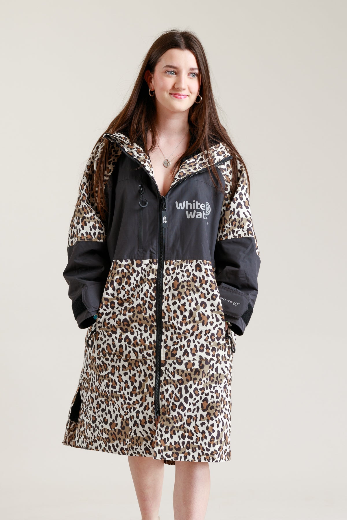Juniors Hard Shell Robe - Leopard Print – Outdoor Swimmer Shop