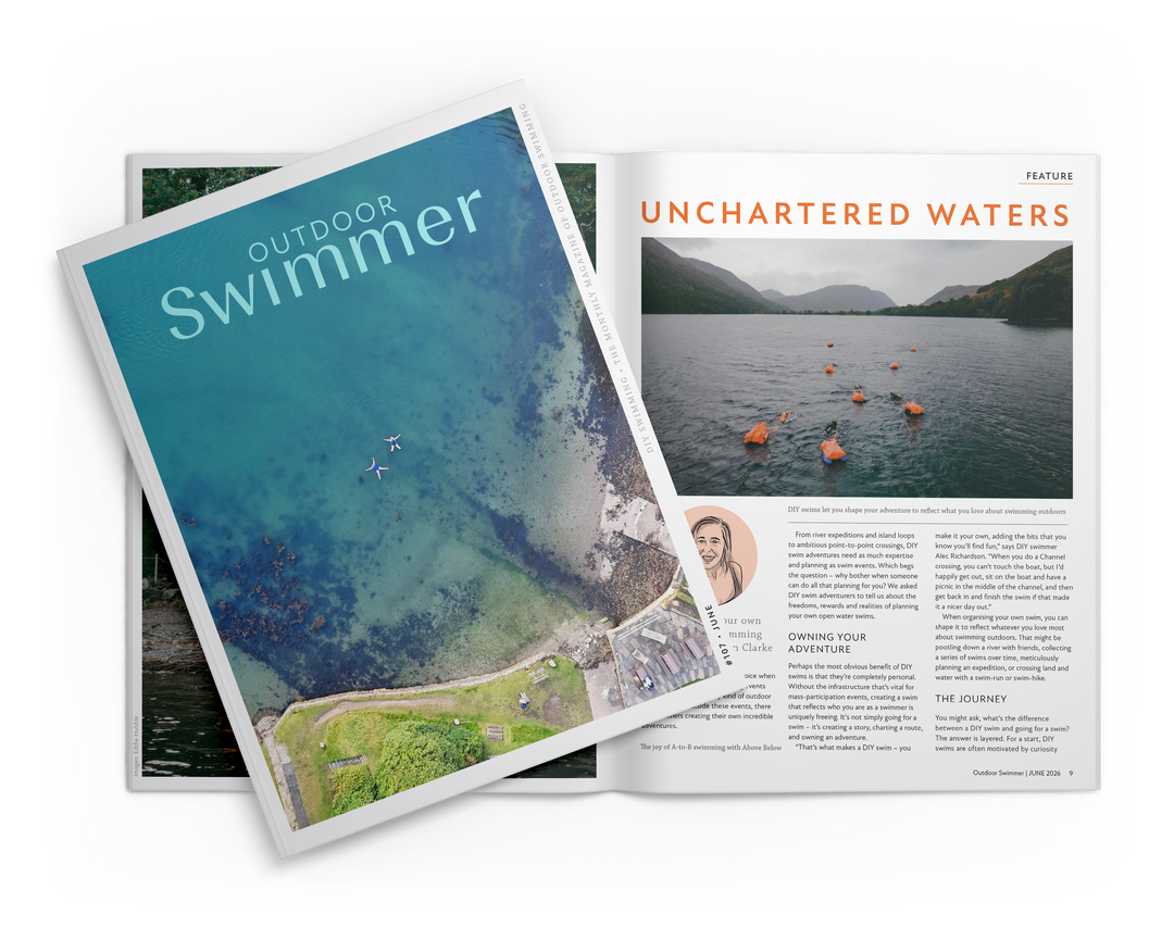 Outdoor Swimmer Magazine June 2026 issue | DIY Swim Challenges | Issue No. 107