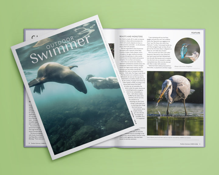 Outdoor Swimmer Magazine March issue | Wildlife Encounters