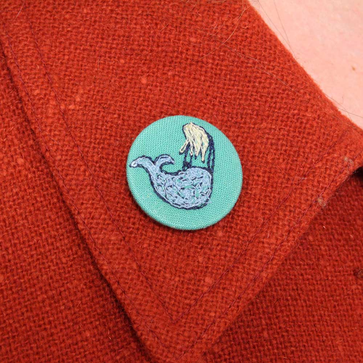 Mermaid - pretty brooch