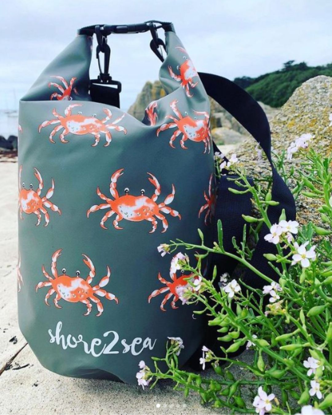 Shore2Sea Waterproof Dry Bag 20L Crab Design
