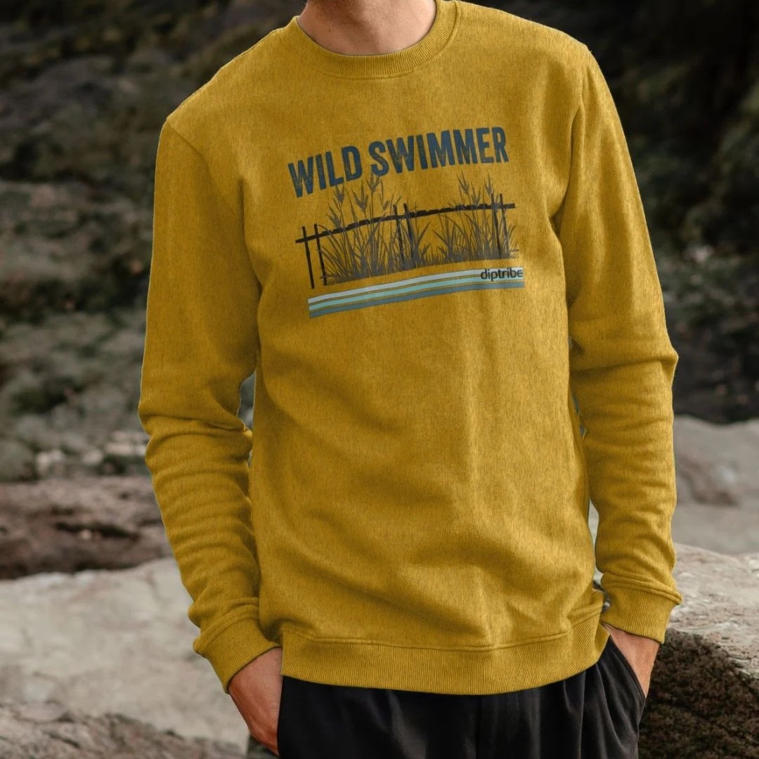 Wild Swimmer Recycled Organic Men's Sweatshirt