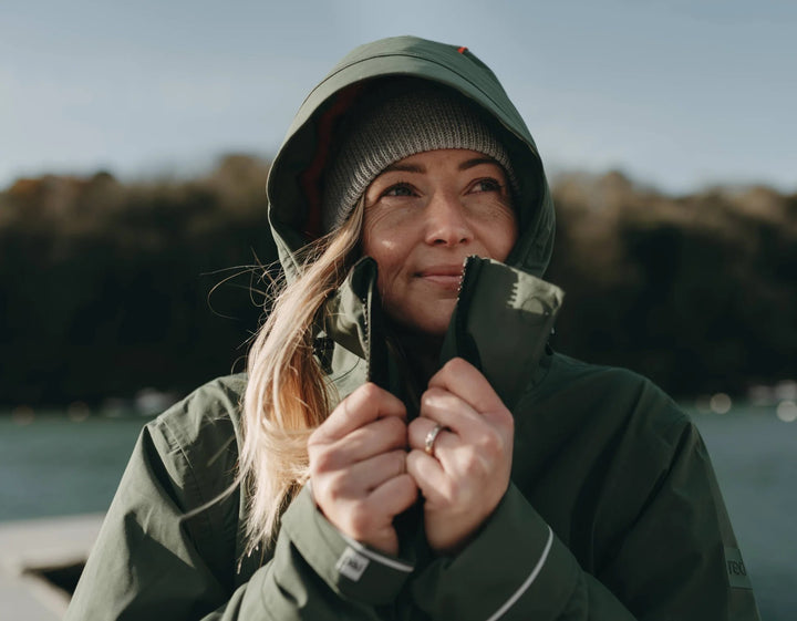 Women's EVO Pro Slimline Waterproof Parka Jacket - Forest Green