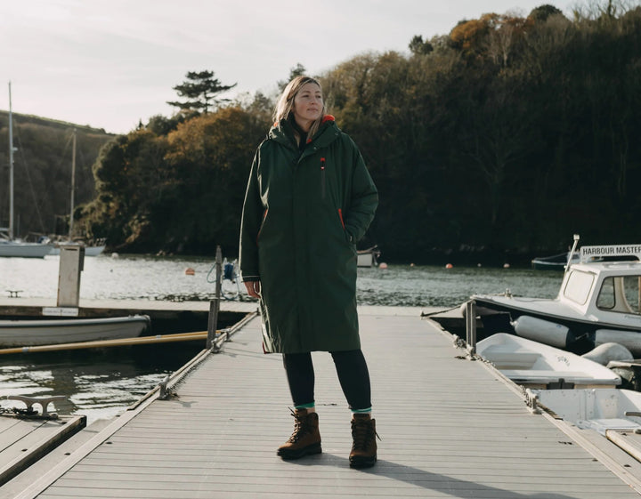 Women's EVO Pro Slimline Waterproof Parka Jacket - Forest Green