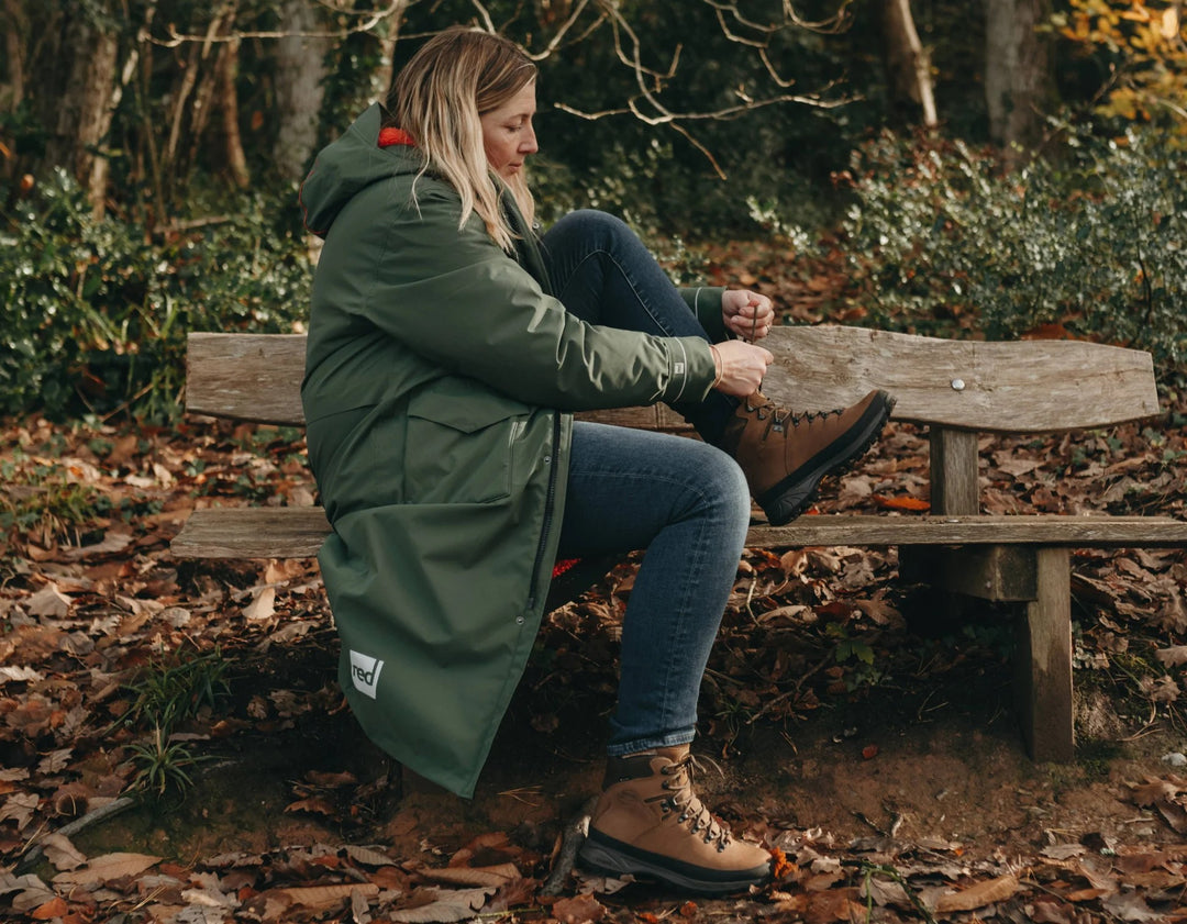 Women's EVO Pro Slimline Waterproof Parka Jacket - Forest Green