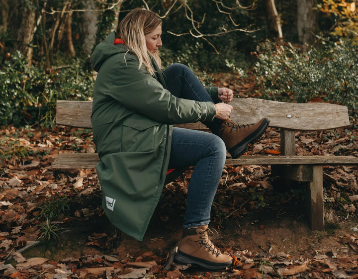 Women's EVO Pro Slimline Waterproof Parka Jacket - Forest Green