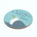 Cheeky Seagull individual Coaster